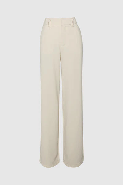 Cream high waisted pant