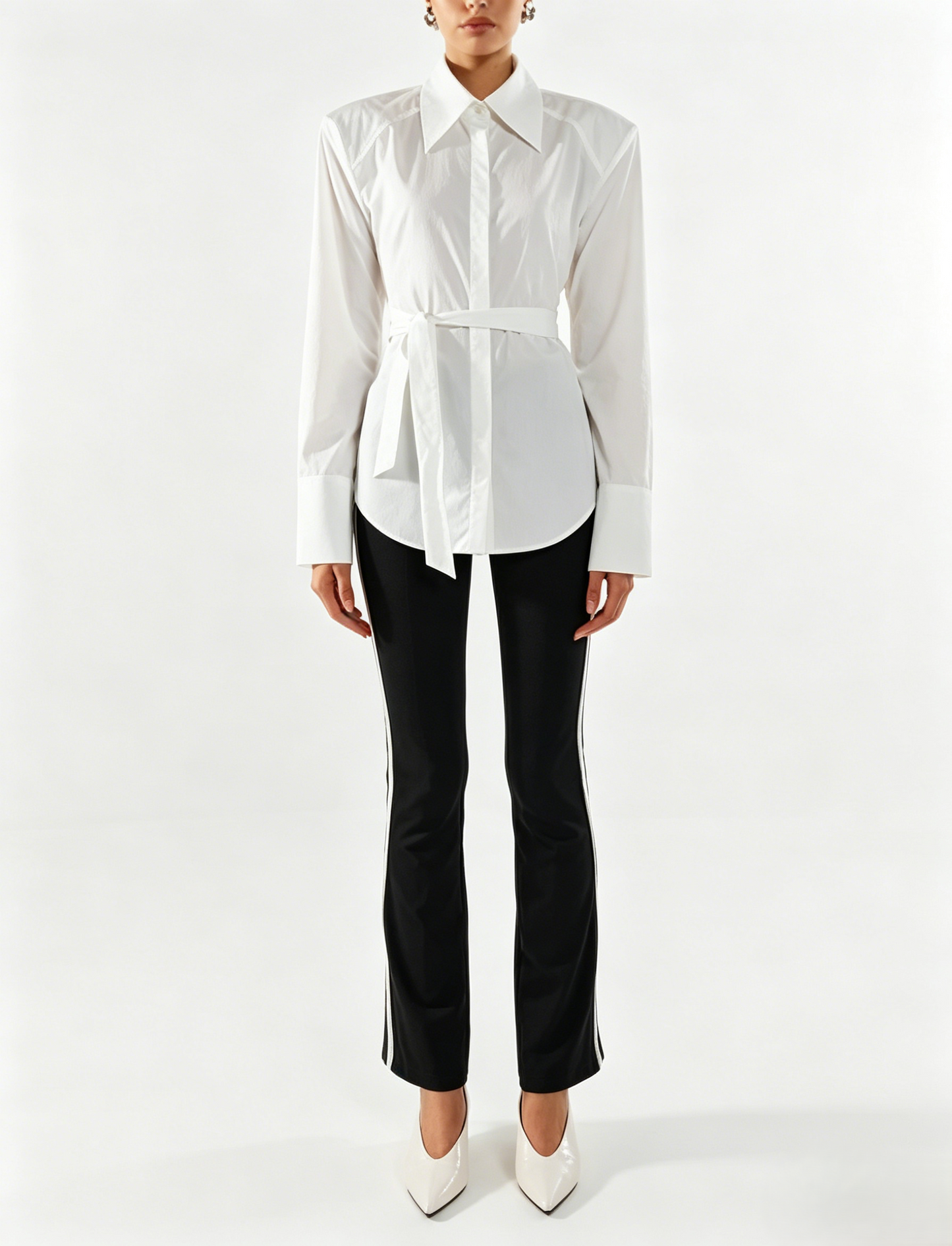 White multi wear shirt